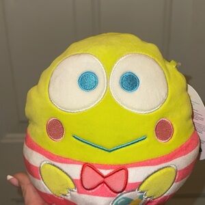 .5-inch Squishmallows plush toy featuring the character Keroppi from Sanrio